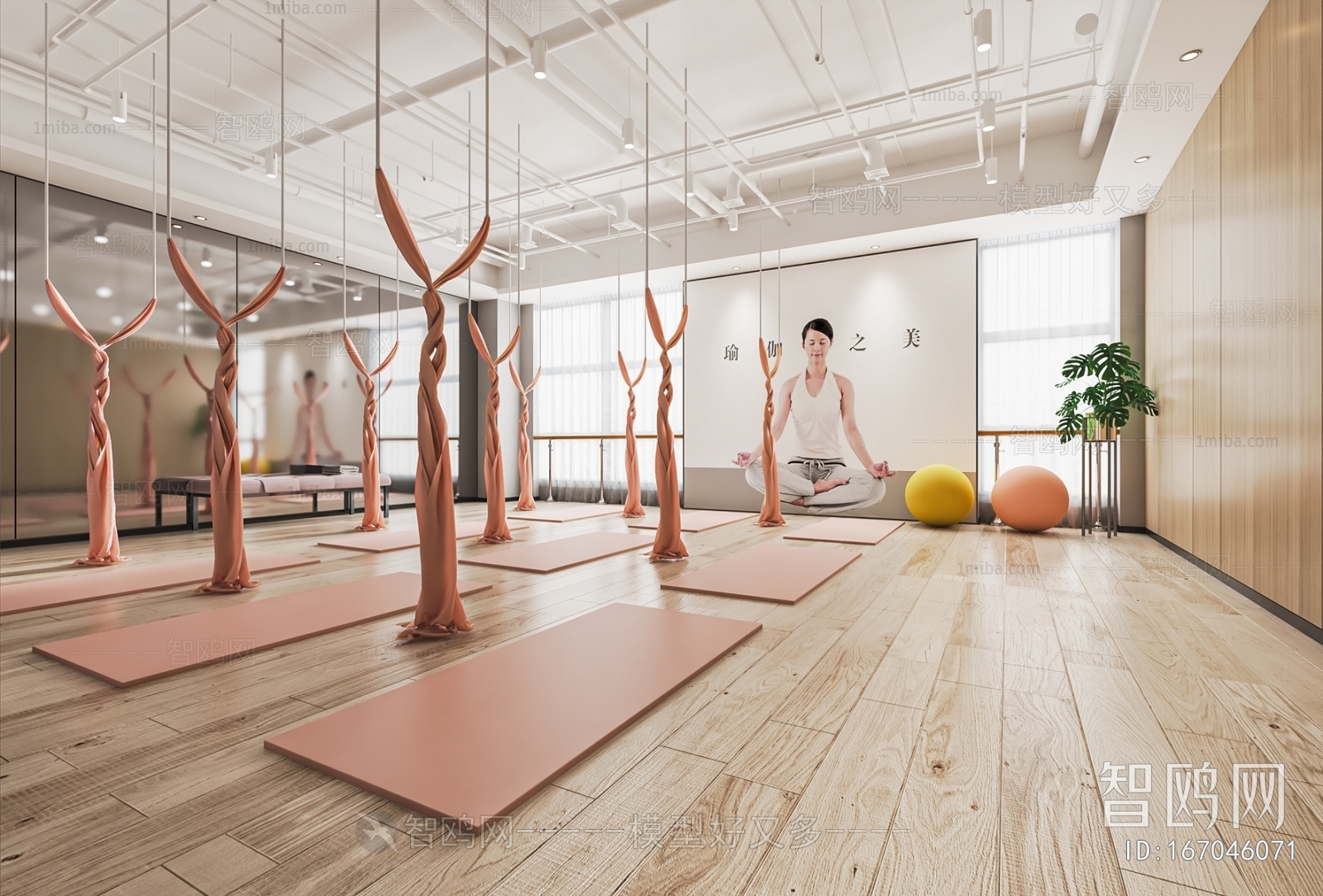 Modern Yoga Room