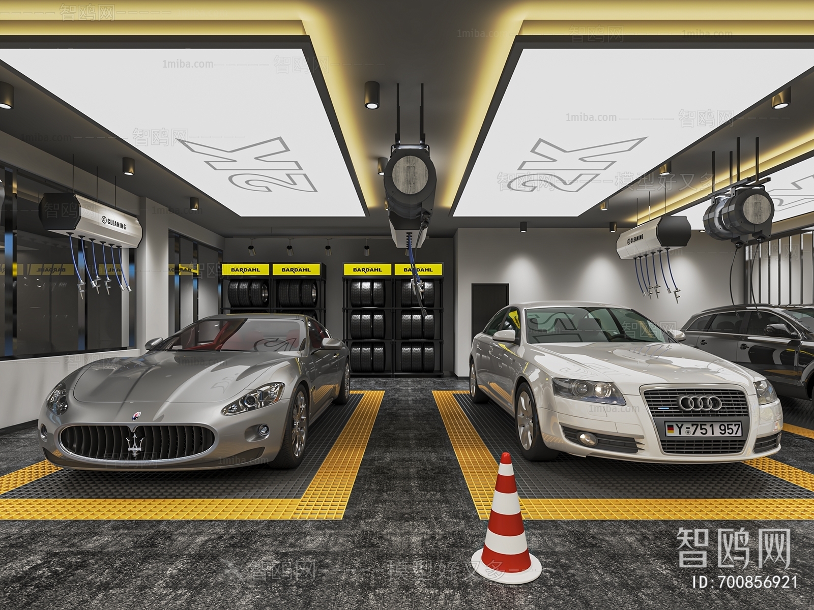 Modern Automobile Repair Shop