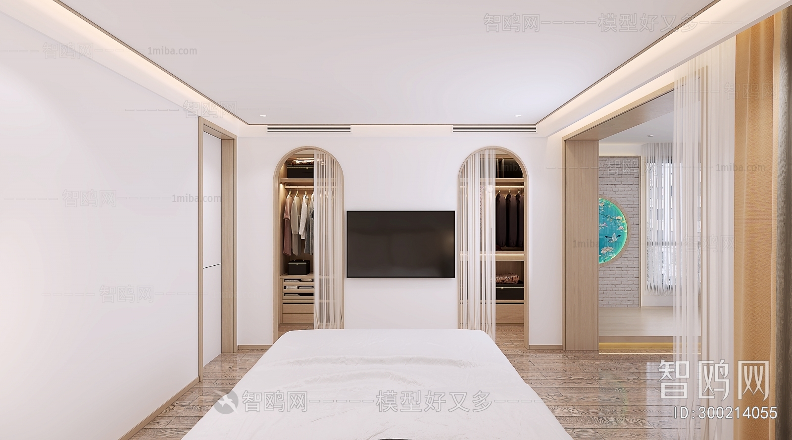 New Chinese Style Bedroom