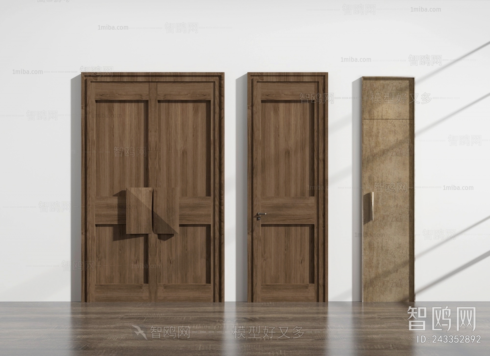 Industrial Style Solid Wood Door