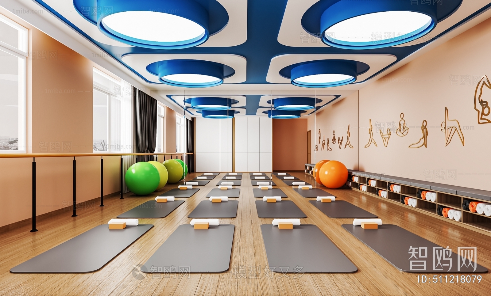 Modern Yoga Room