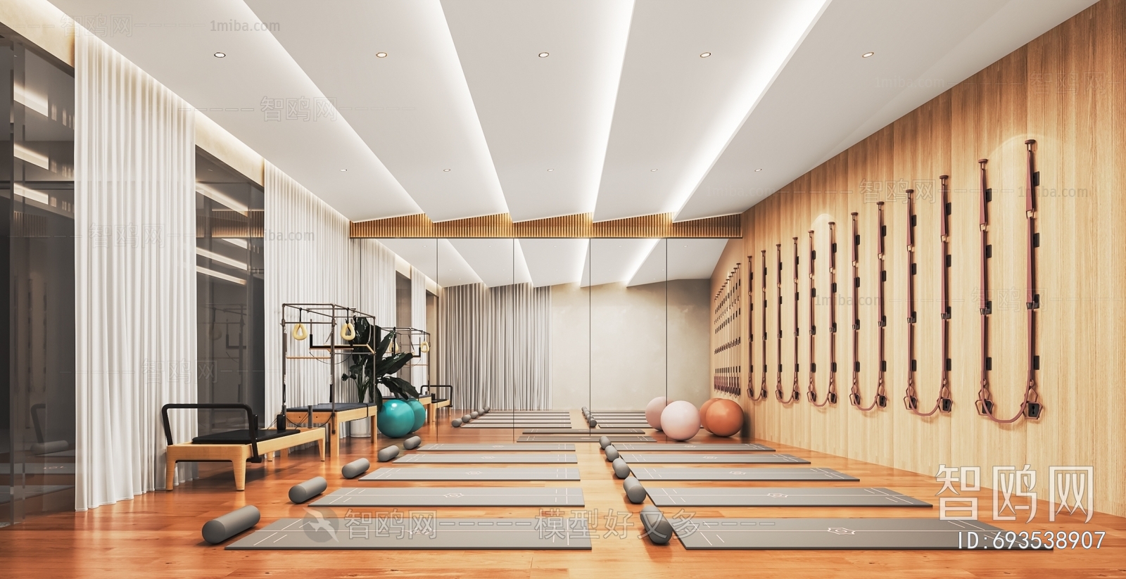 Modern Yoga Room