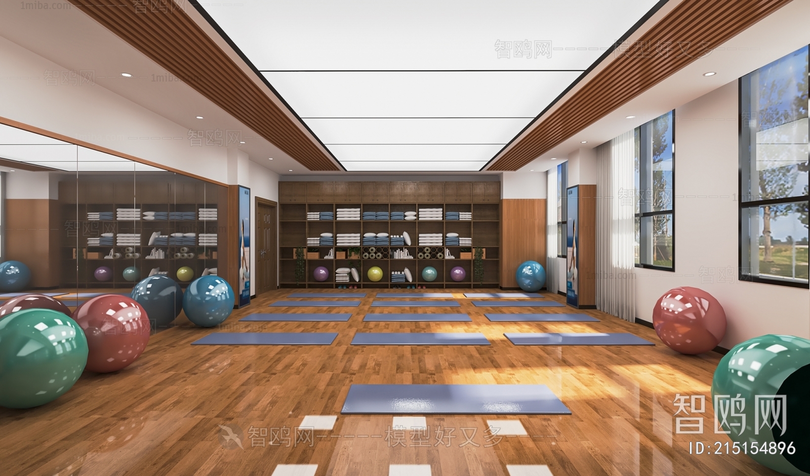 Modern Yoga Room