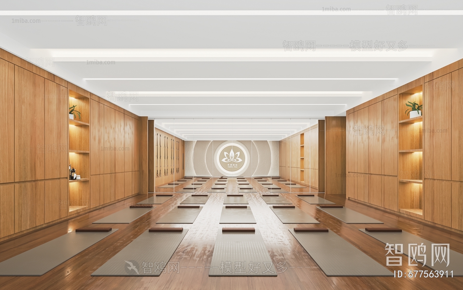 Modern Yoga Room