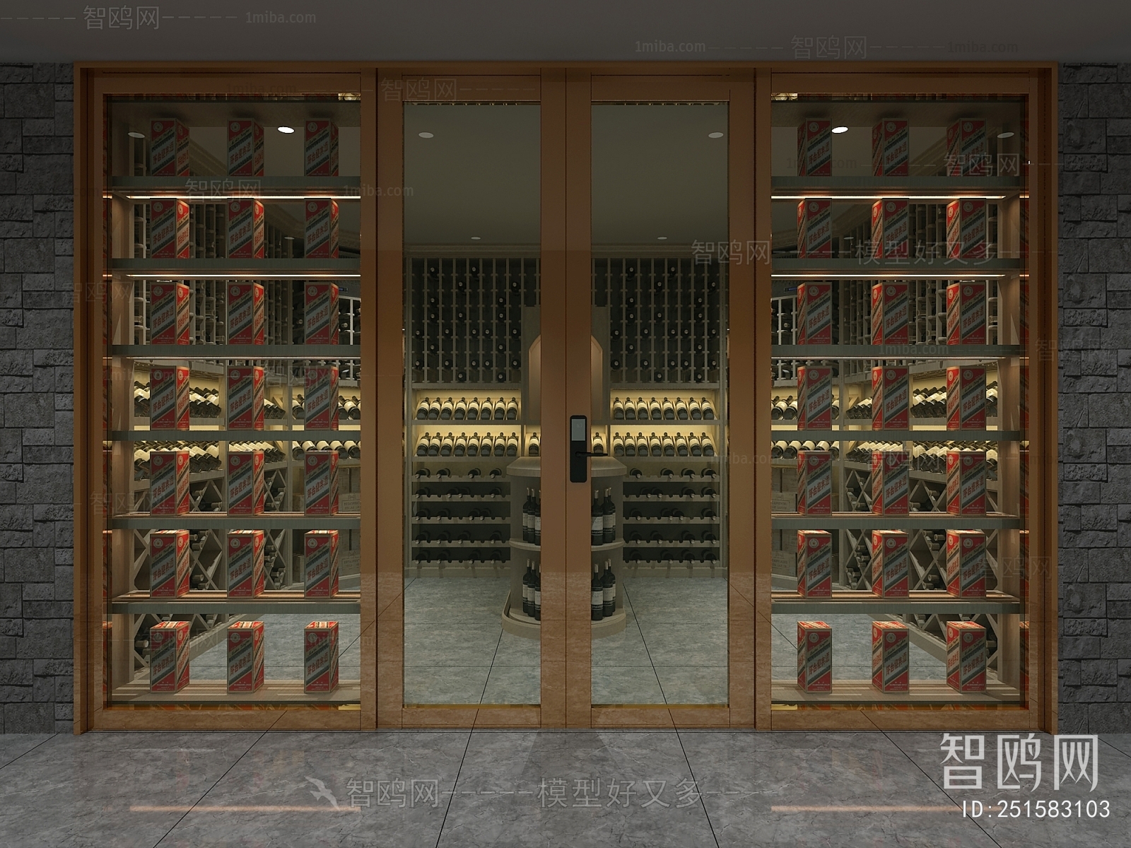 Modern Wine Cellar/Wine Tasting Room