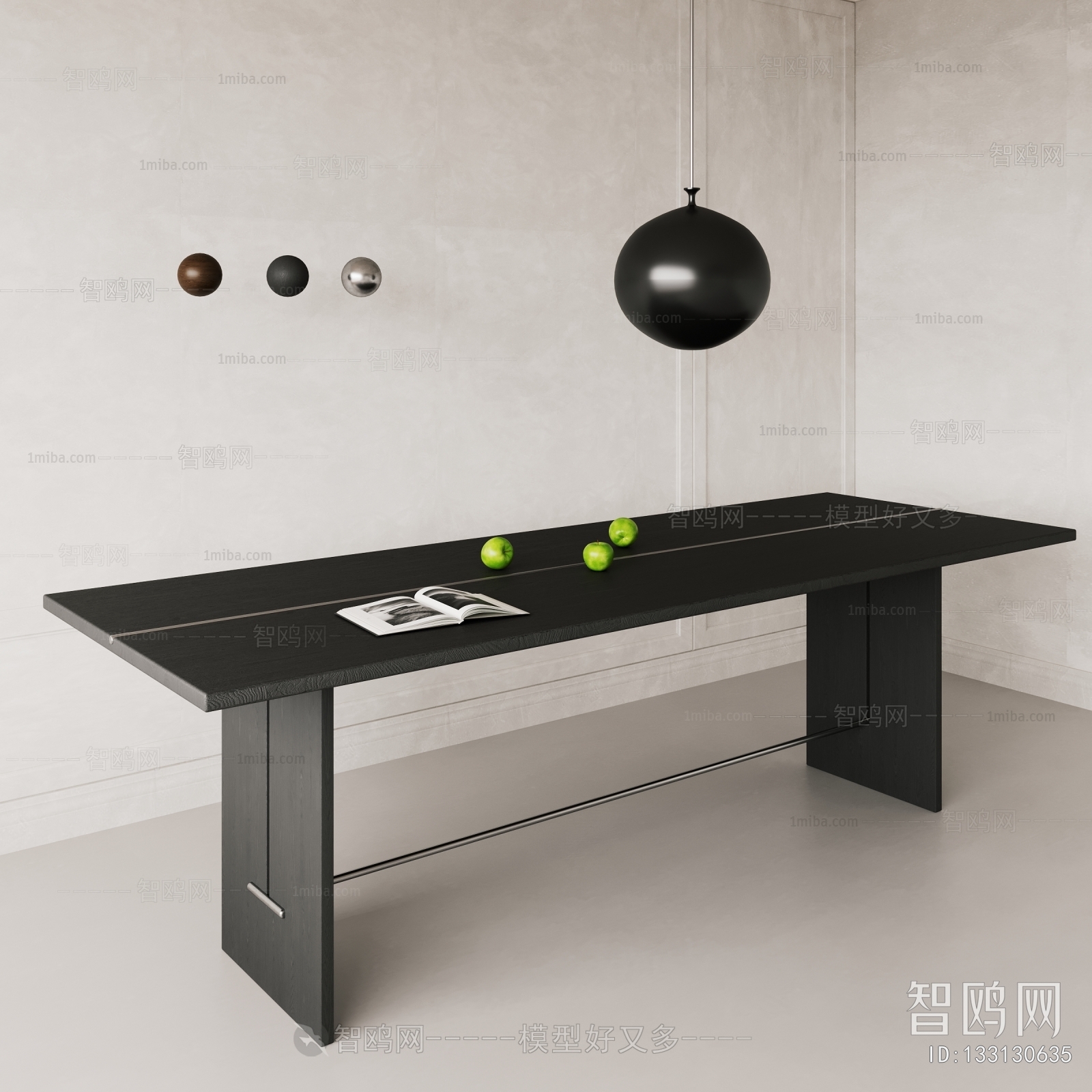 Wabi-sabi Style Dining Table