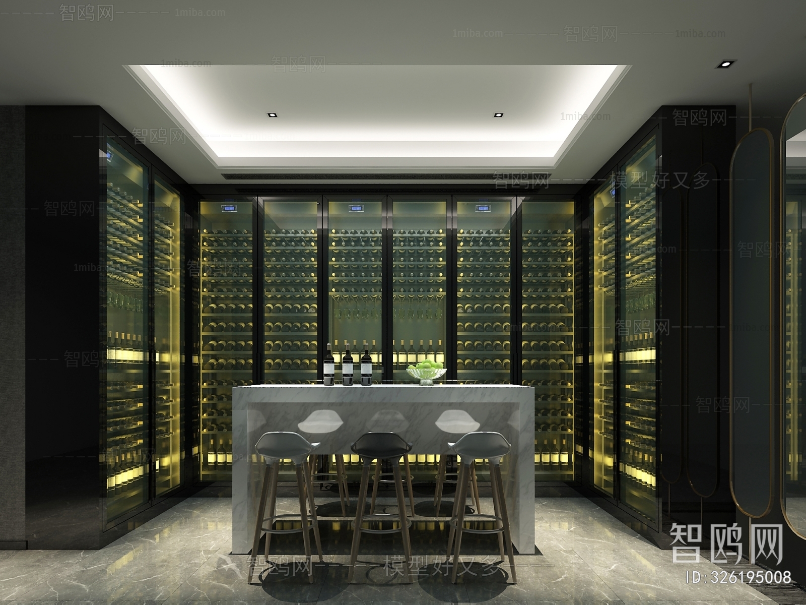 New Chinese Style Wine Cellar/Wine Tasting Room