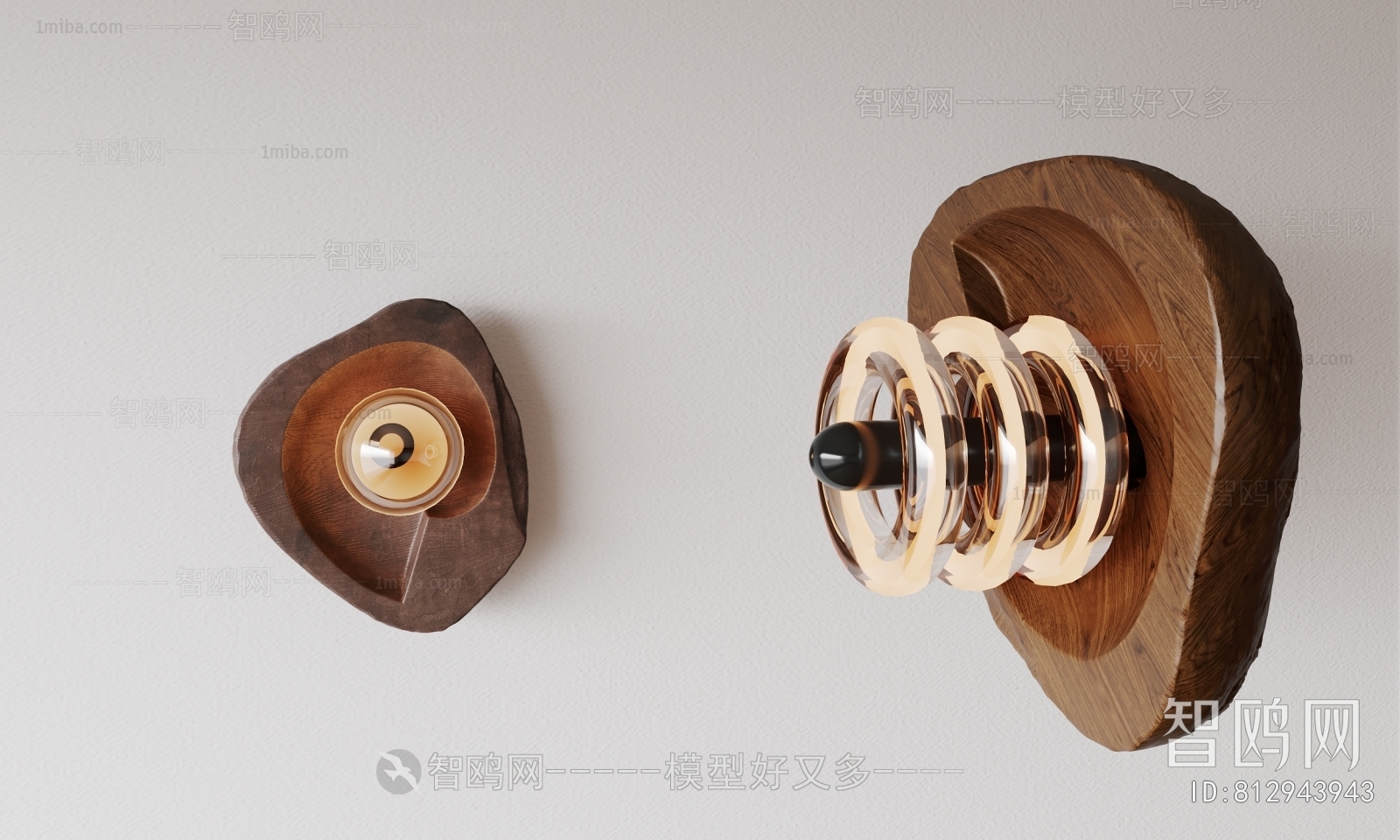 Wabi-sabi Style Wall Lamp