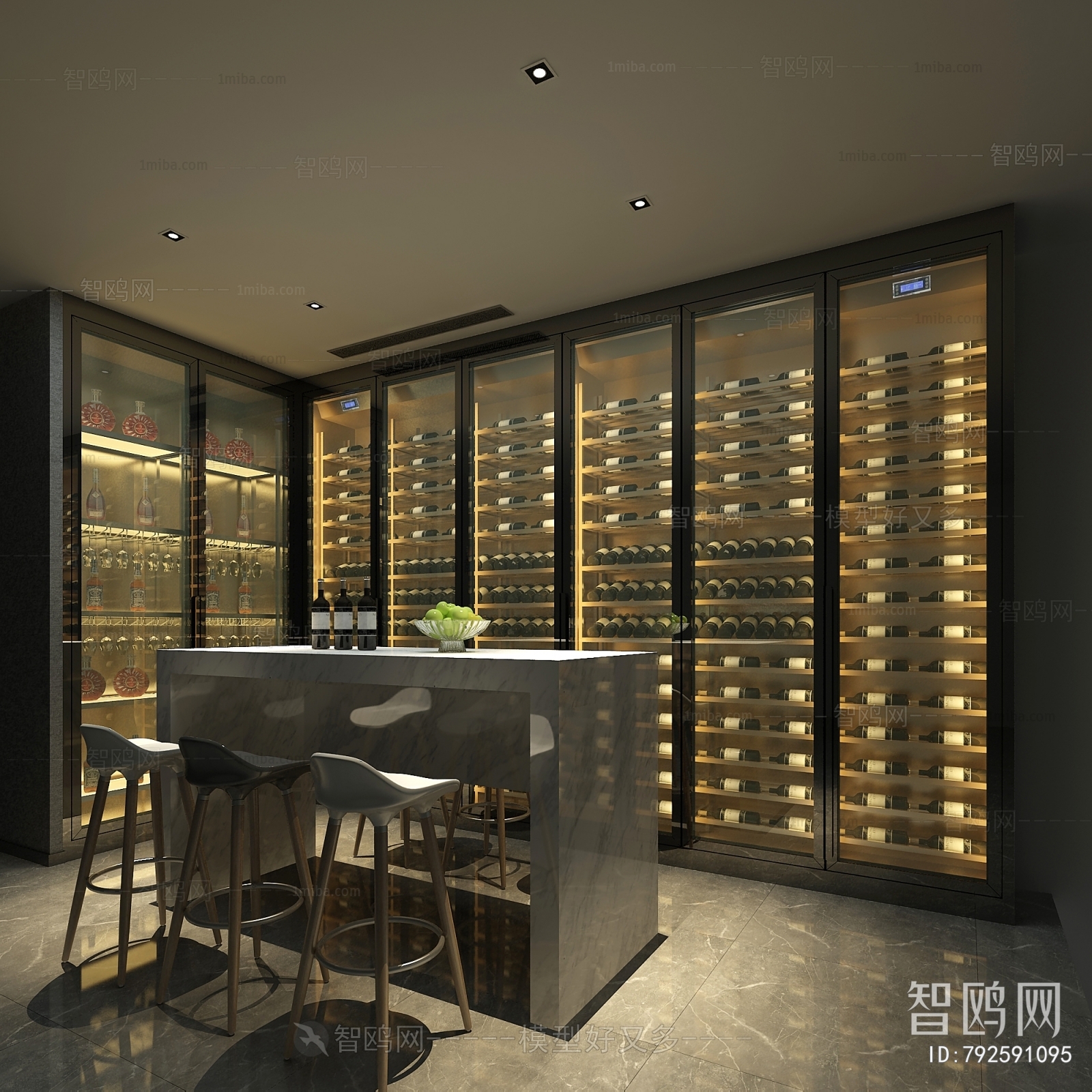 Modern Wine Cellar/Wine Tasting Room