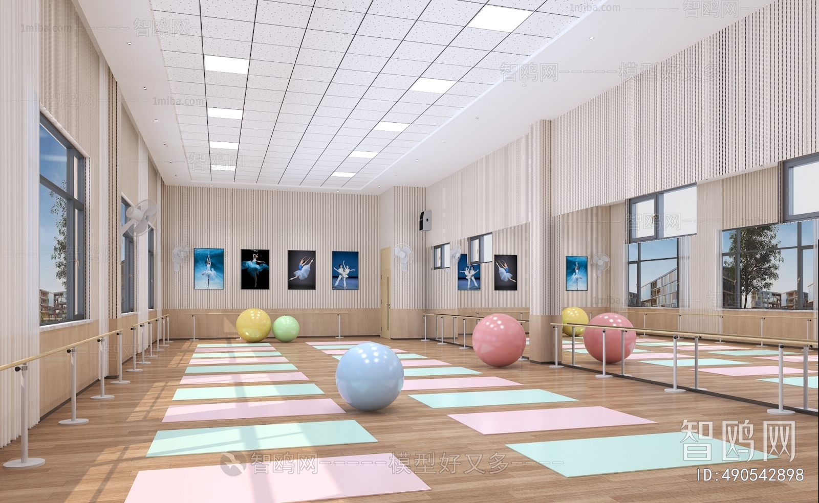 Modern Yoga Room