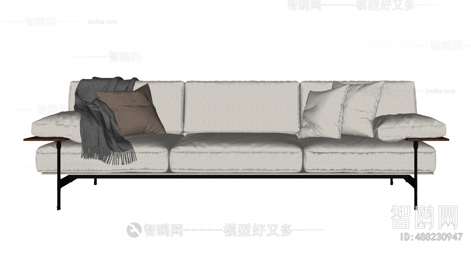 Modern Three-seat Sofa