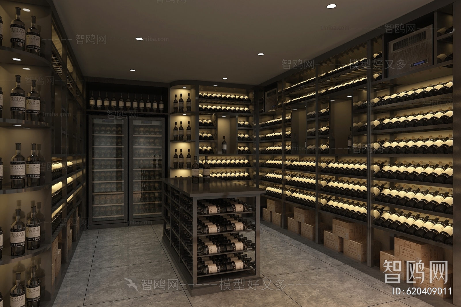 Modern Wine Cellar/Wine Tasting Room