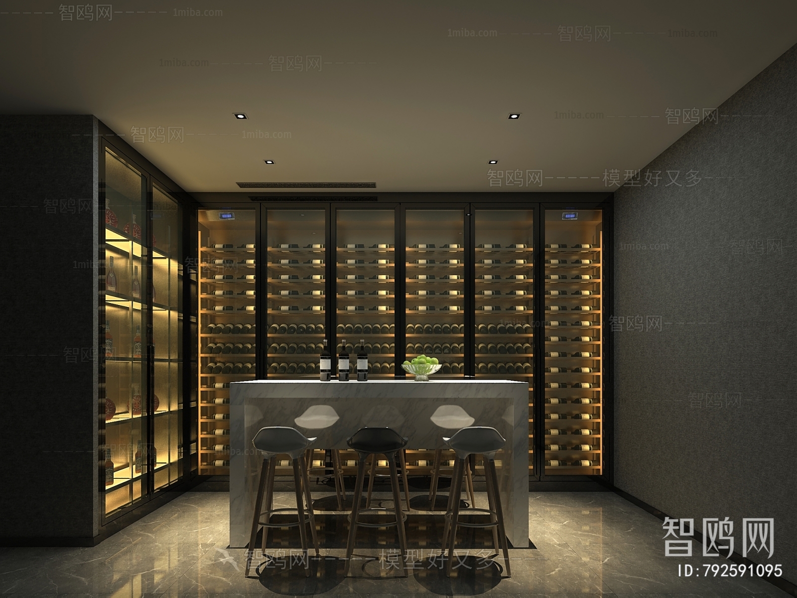 Modern Wine Cellar/Wine Tasting Room