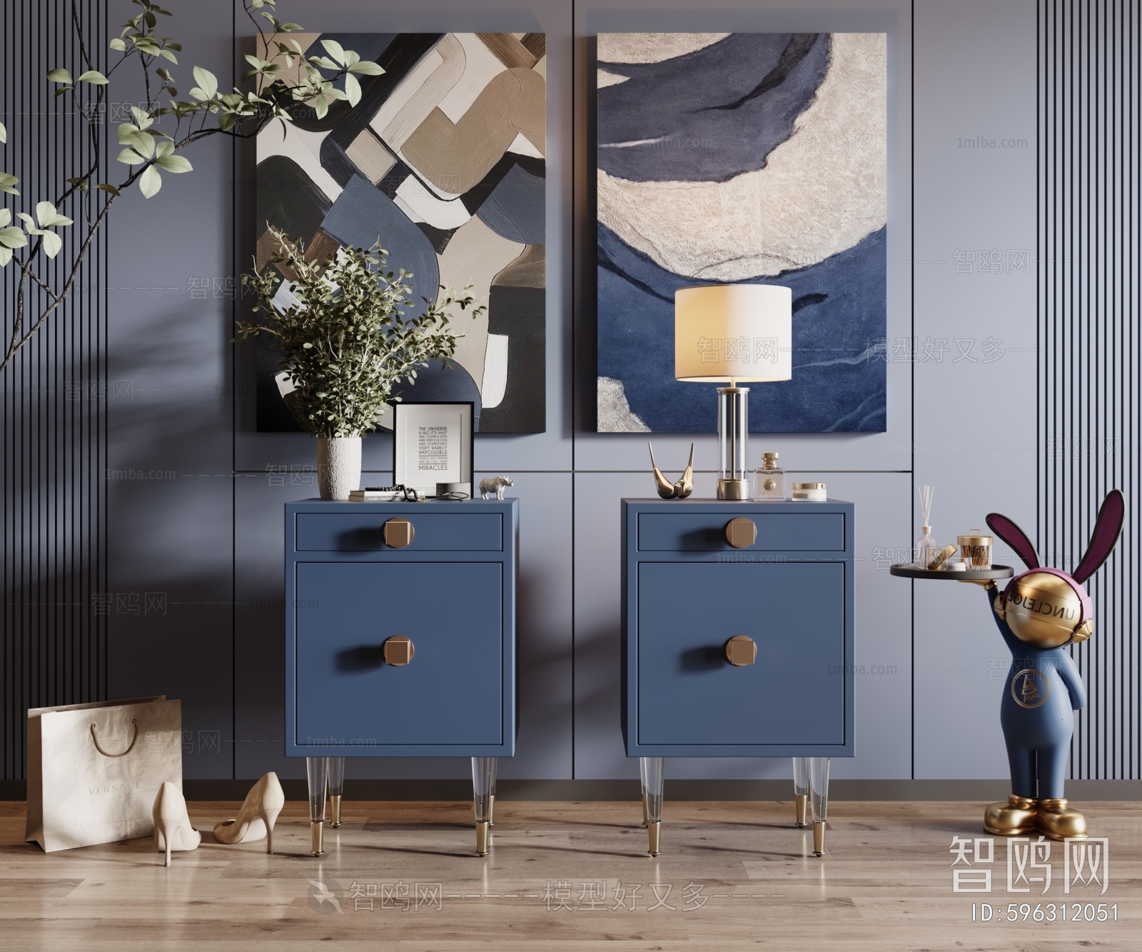 Modern Bedside Cupboard