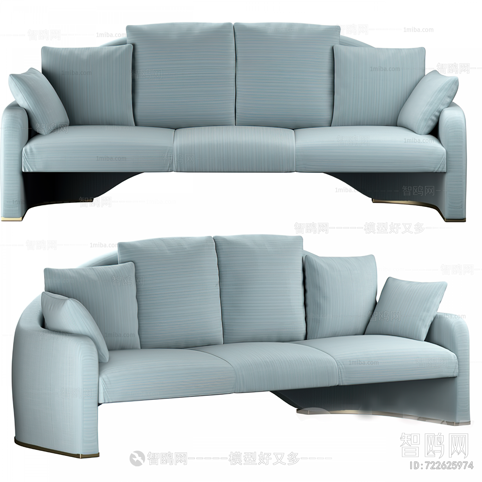 Modern Three-seat Sofa