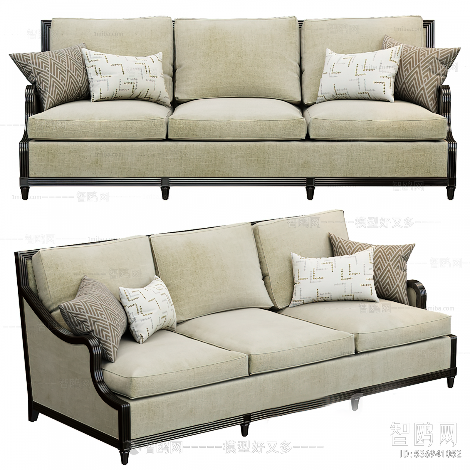 Modern Three-seat Sofa