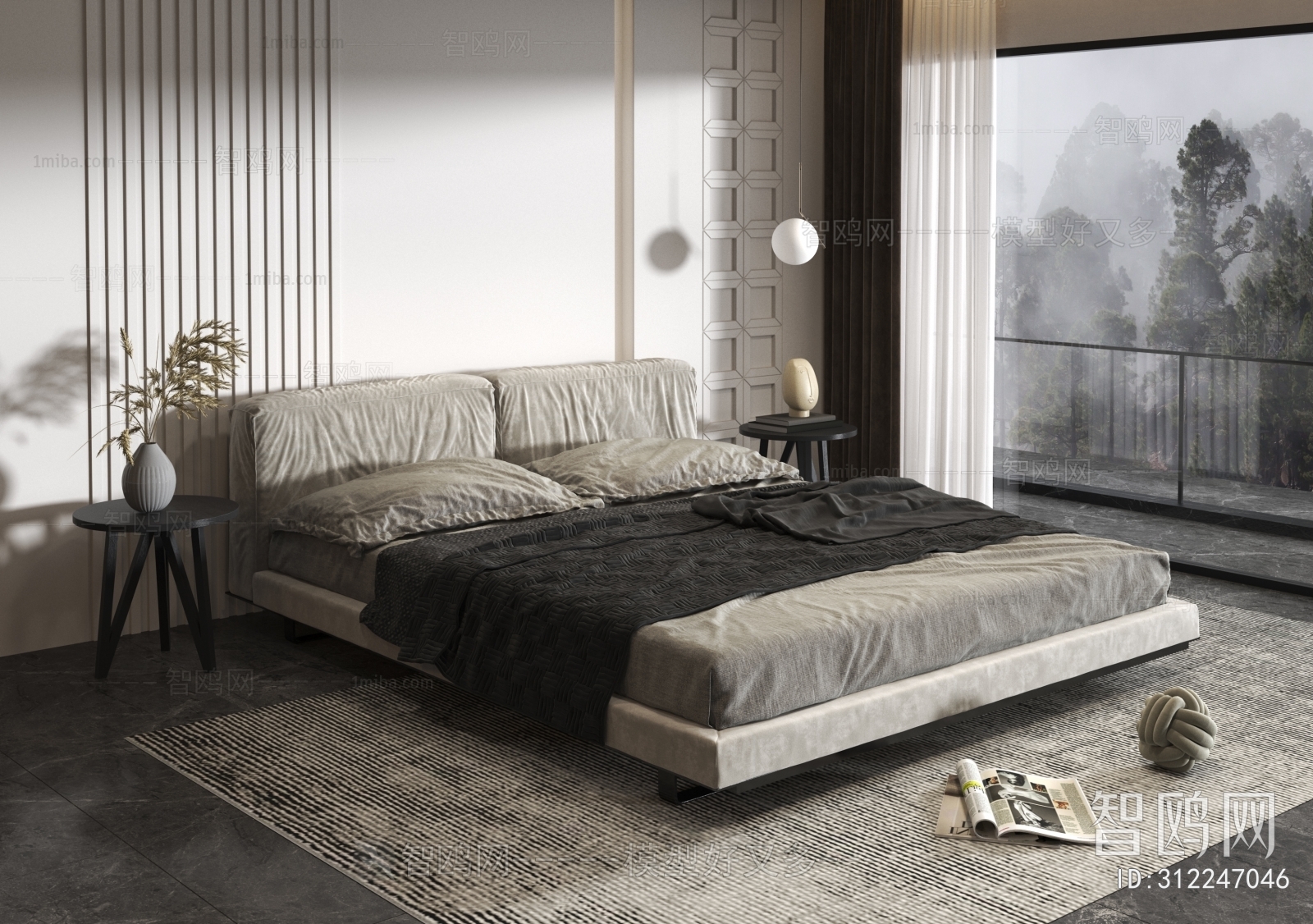 Modern Double Bed