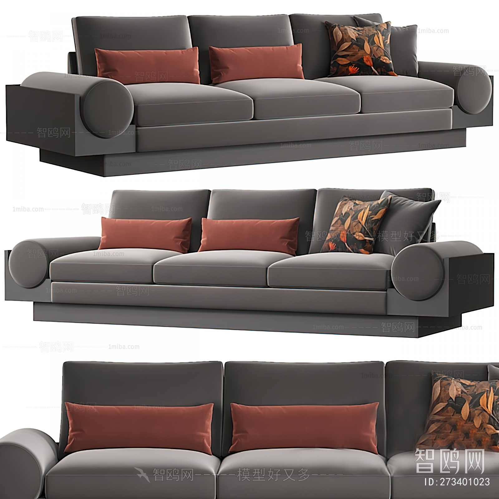 Modern Three-seat Sofa