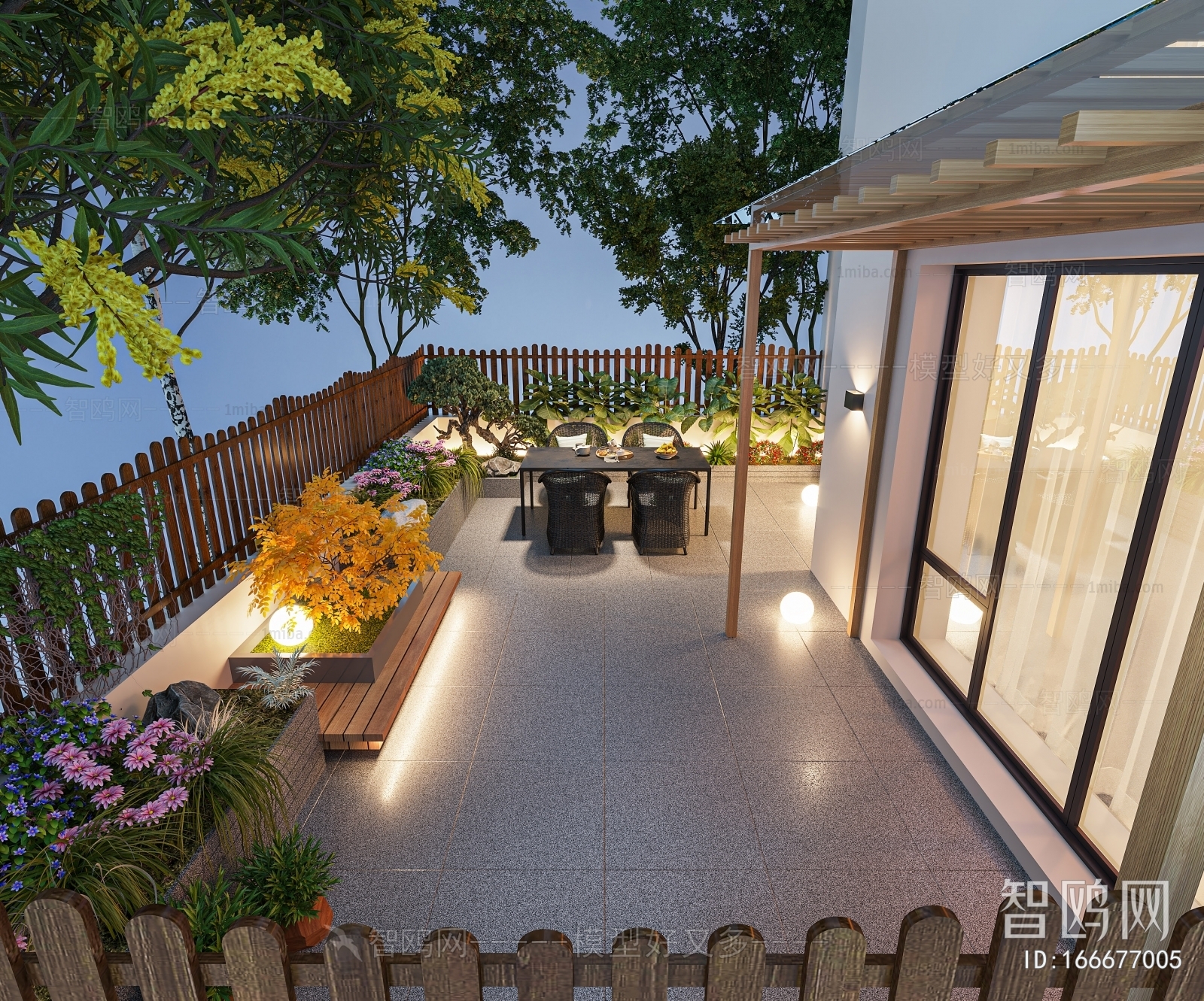 New Chinese Style Courtyard/landscape