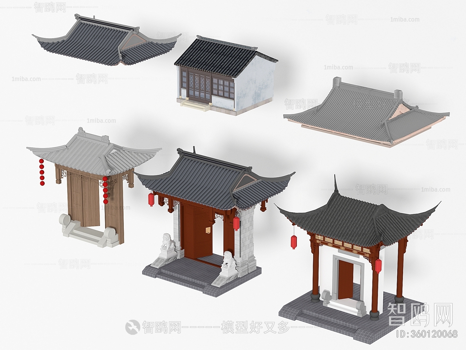 Chinese Style Building Component