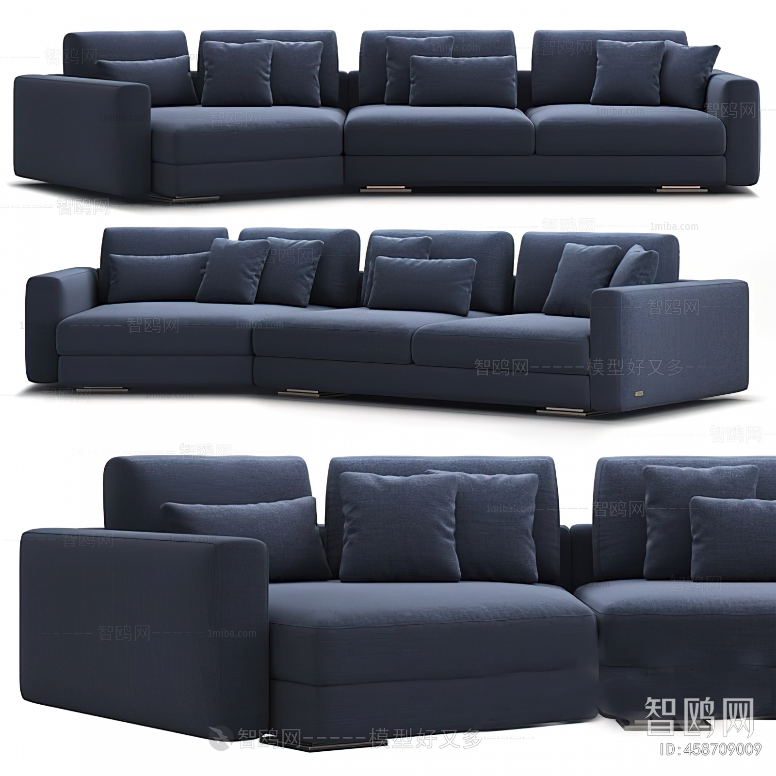 Modern Three-seat Sofa