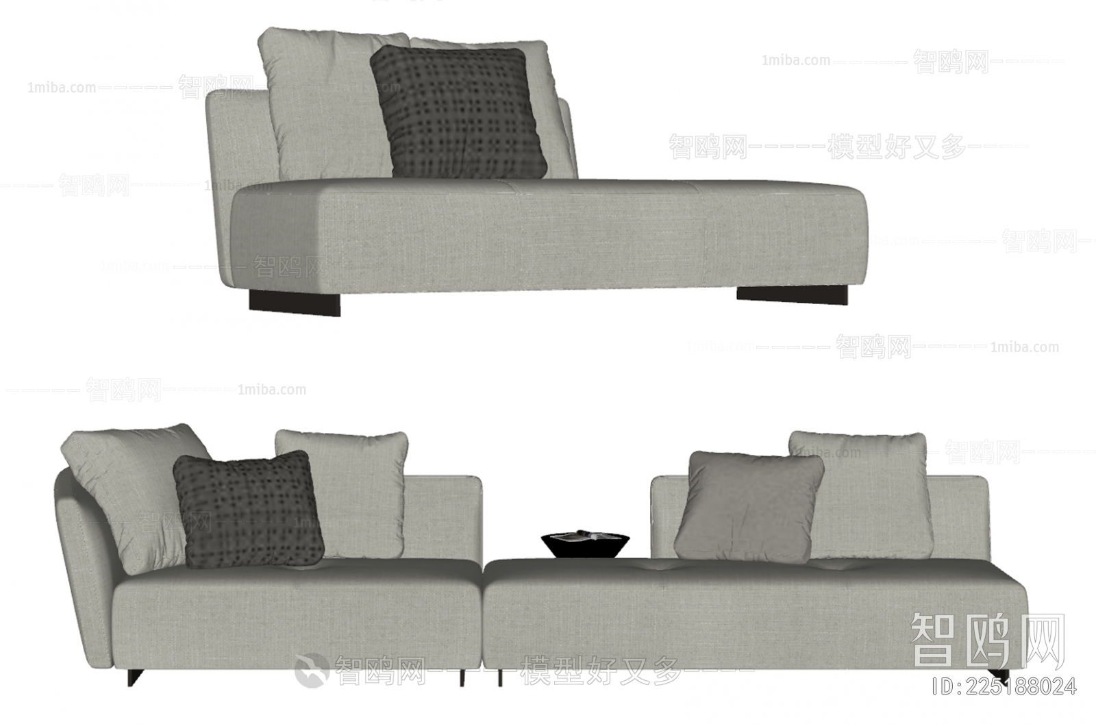 Modern Multi Person Sofa