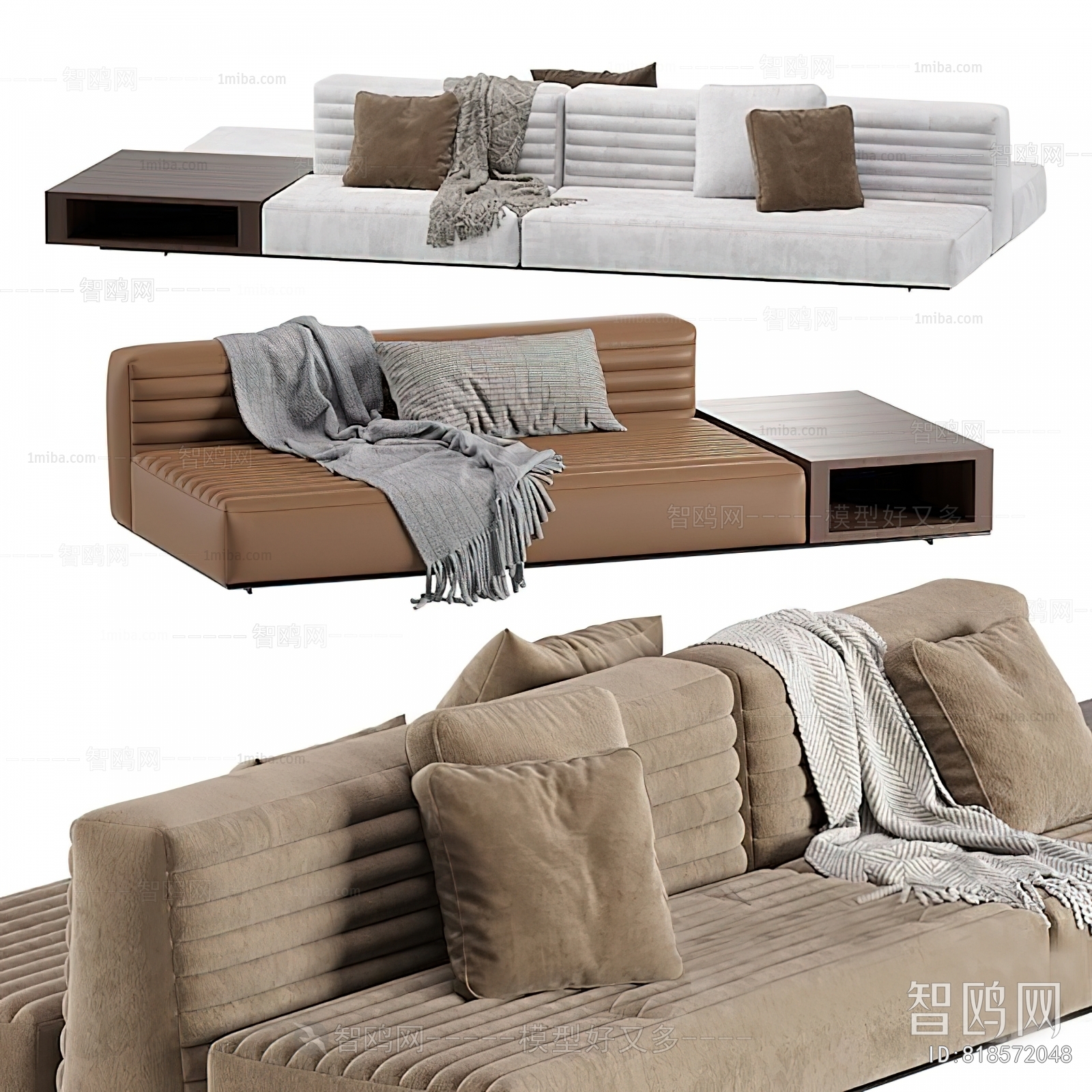 Modern Multi Person Sofa