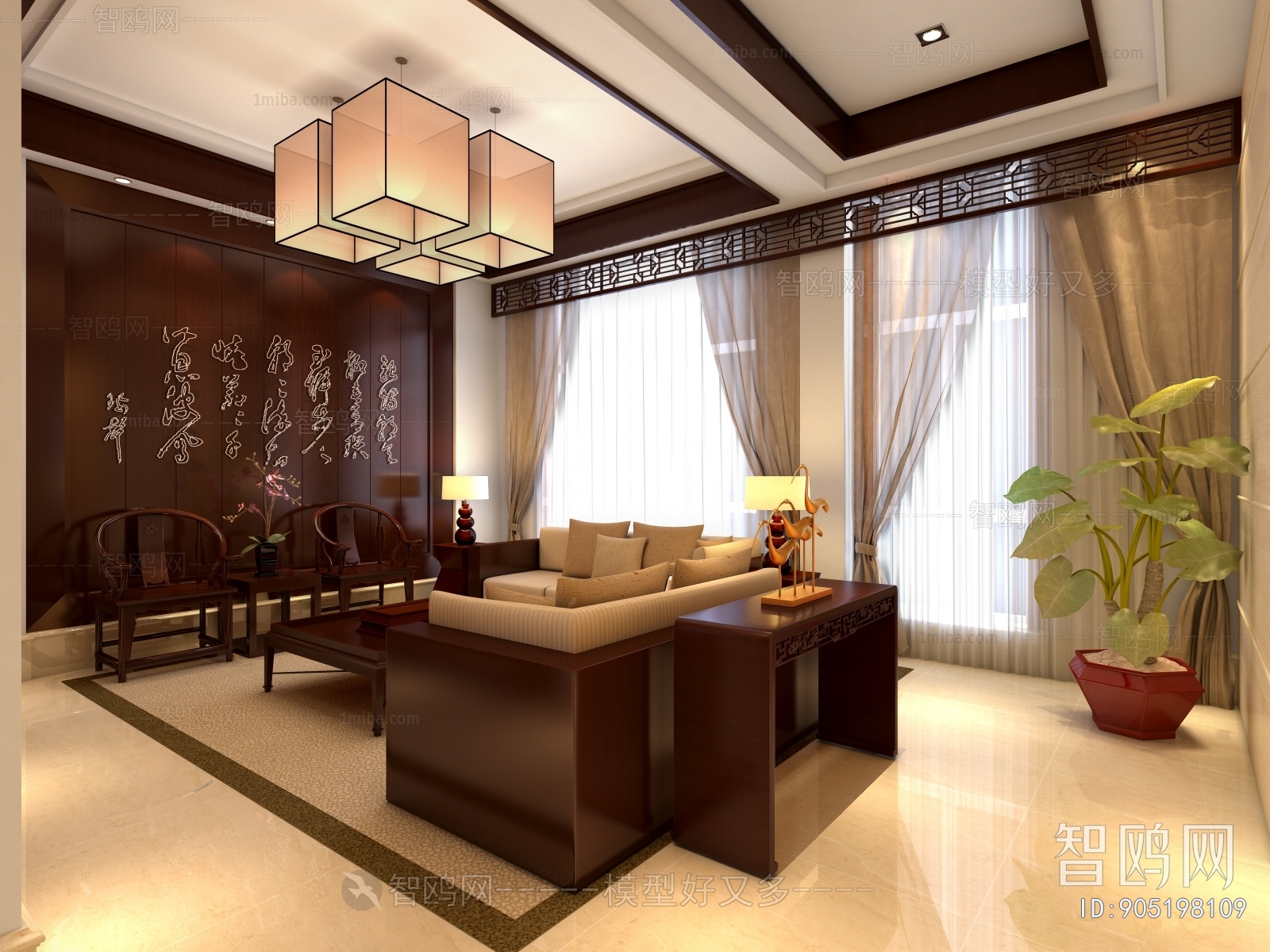 Chinese Style A Living Room