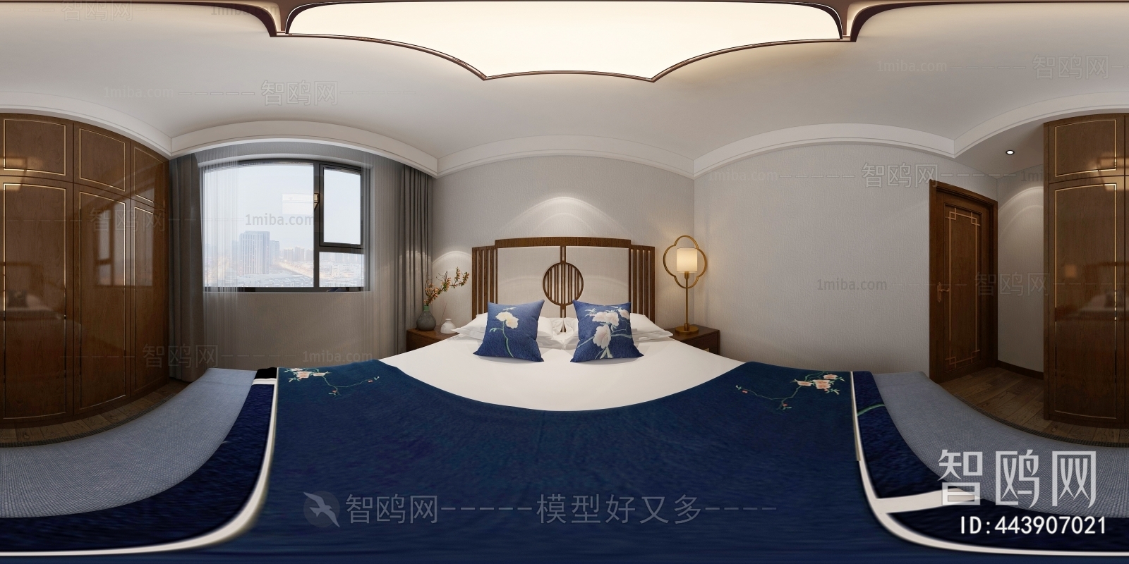 New Chinese Style Bedroom