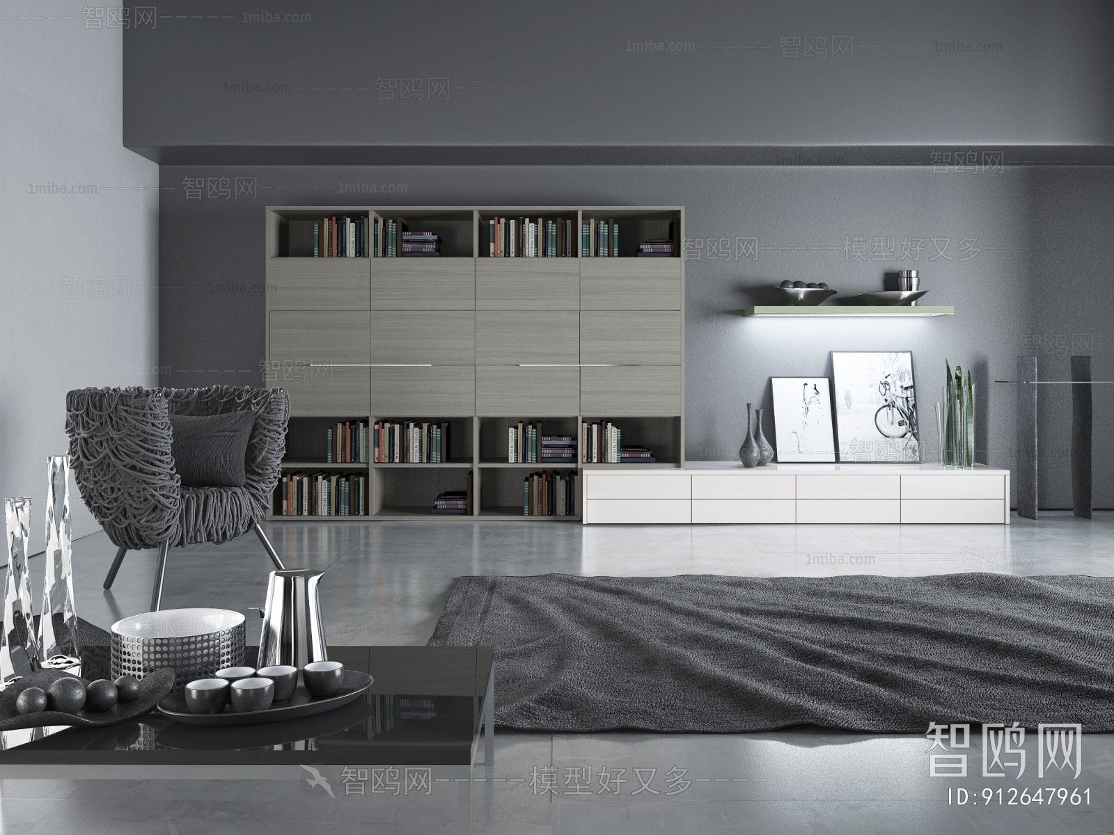 Nordic Style Bookcase