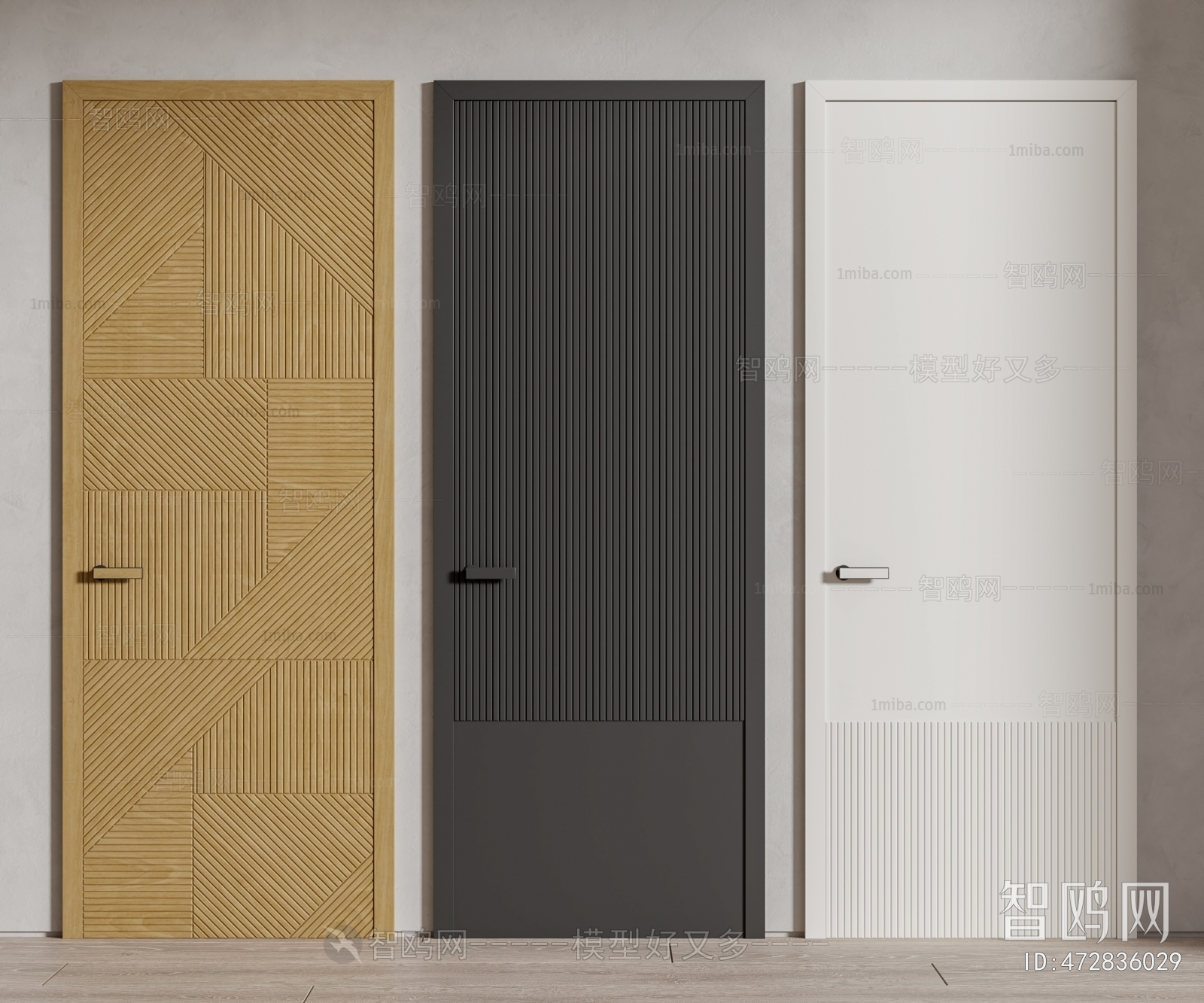 Modern Single Door