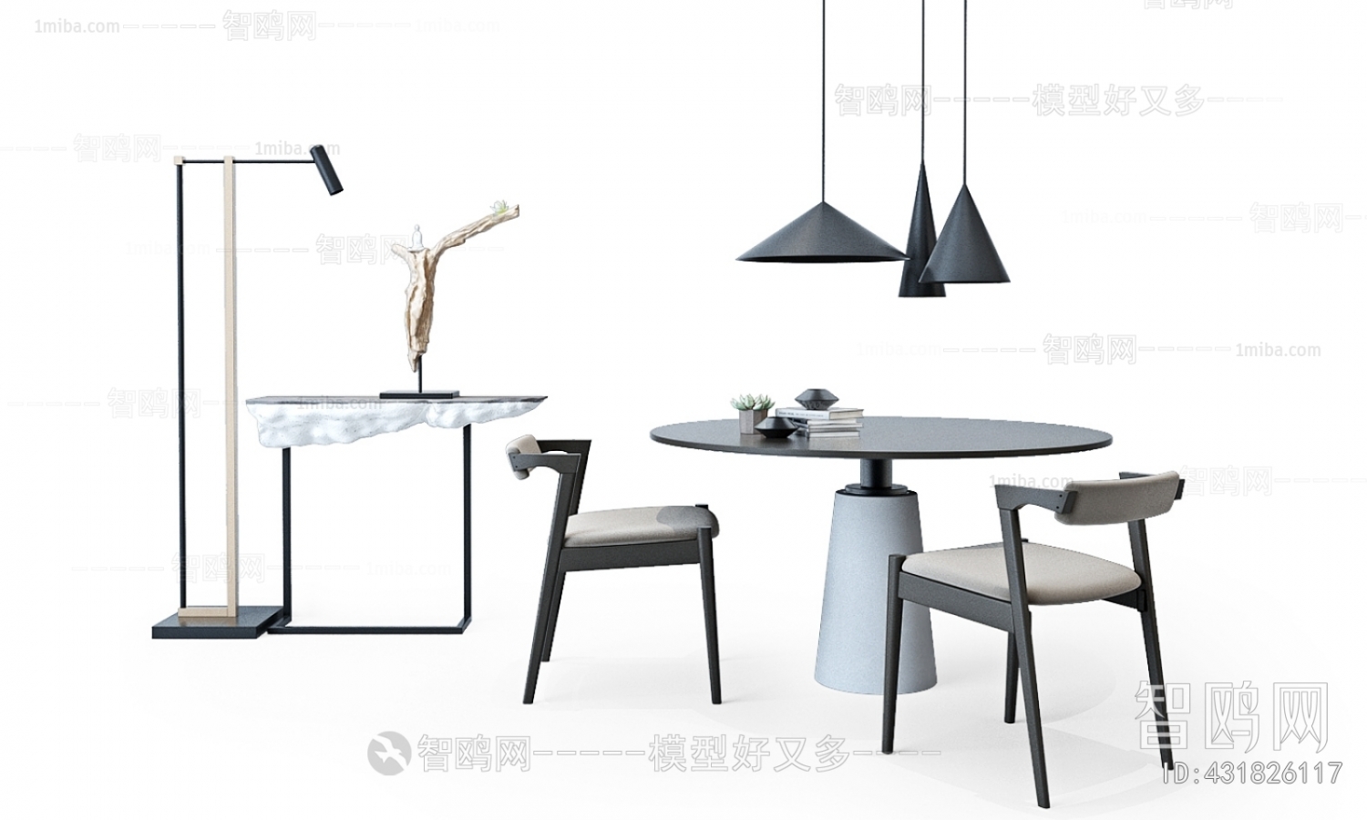 Modern Nordic Style Dining Table And Chairs