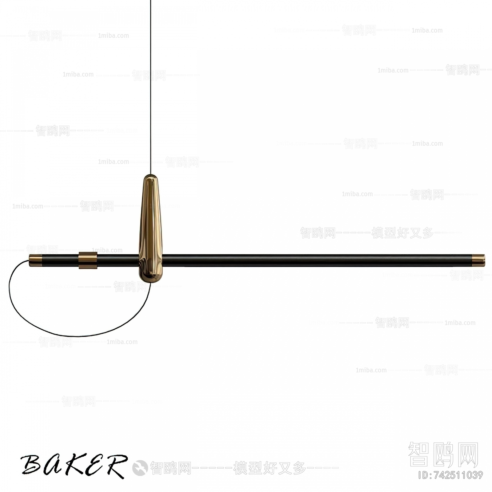 Modern Long Chandelier