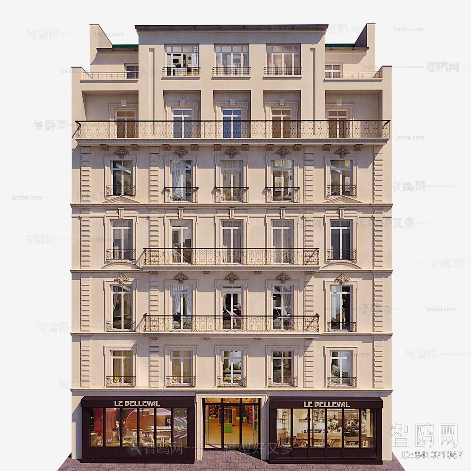 Simple European Style Residential Building