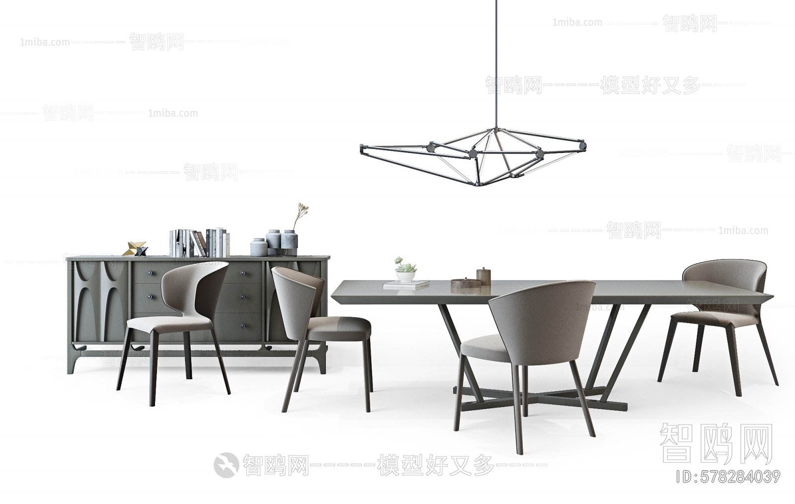 Modern Nordic Style Dining Table And Chairs