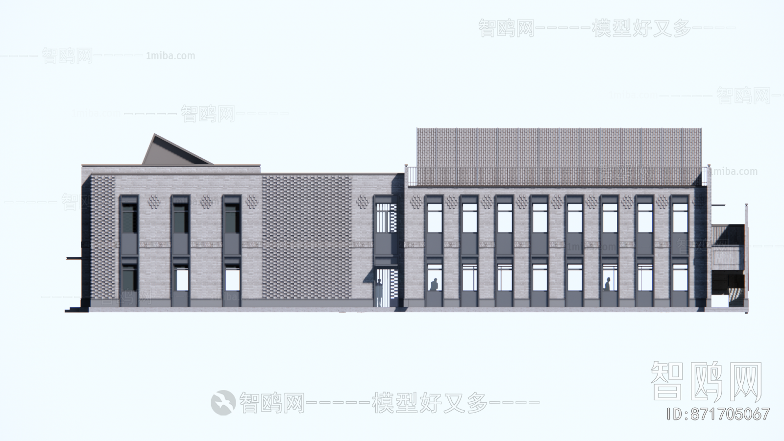 New Chinese Style Public Building