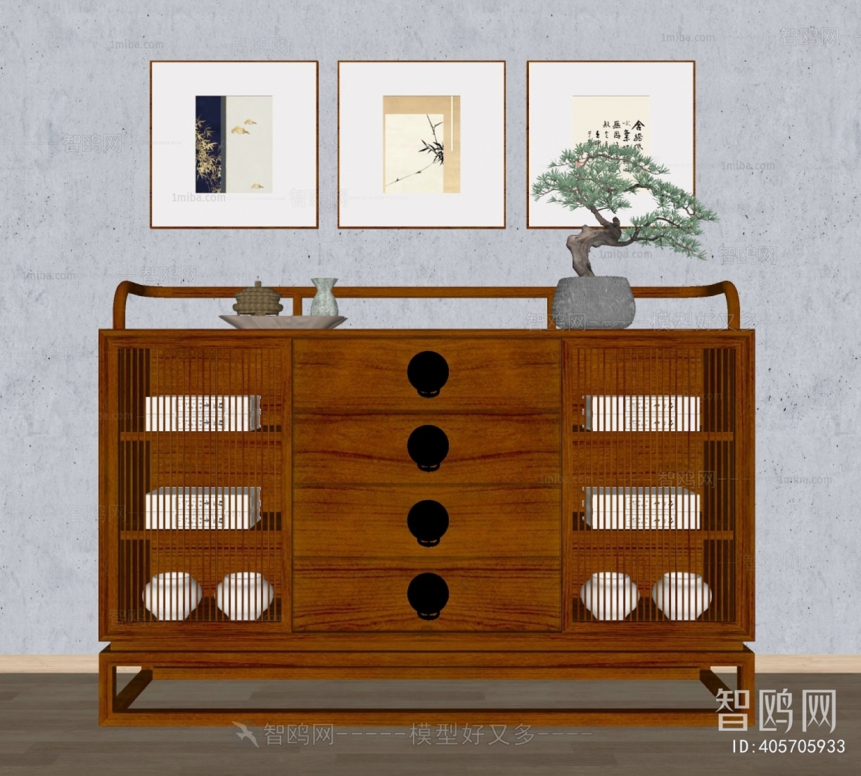 New Chinese Style Sideboard