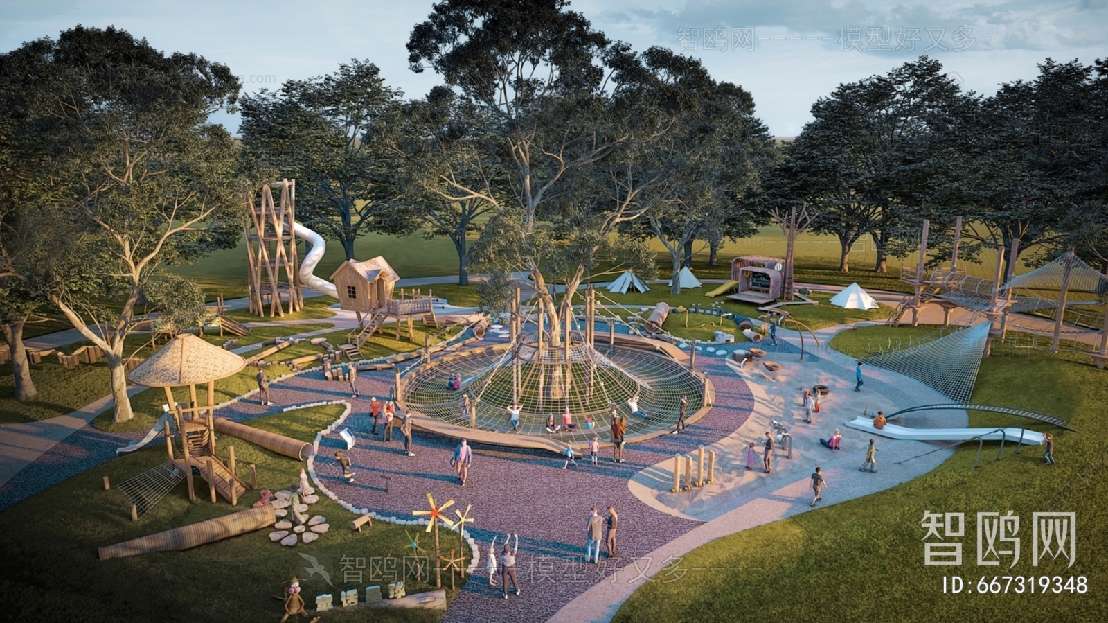 现代生态儿童娱乐公园