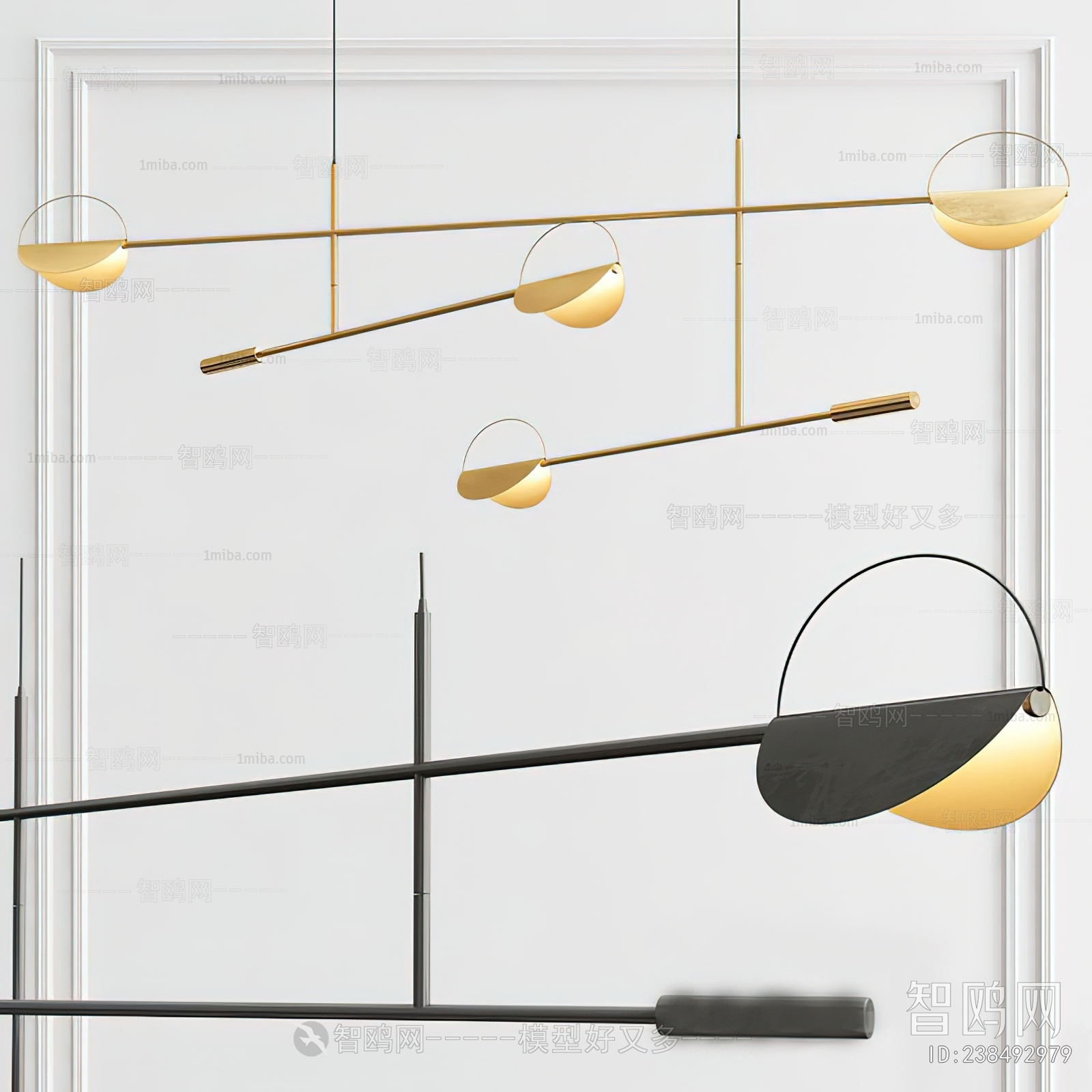 Modern Long Chandelier