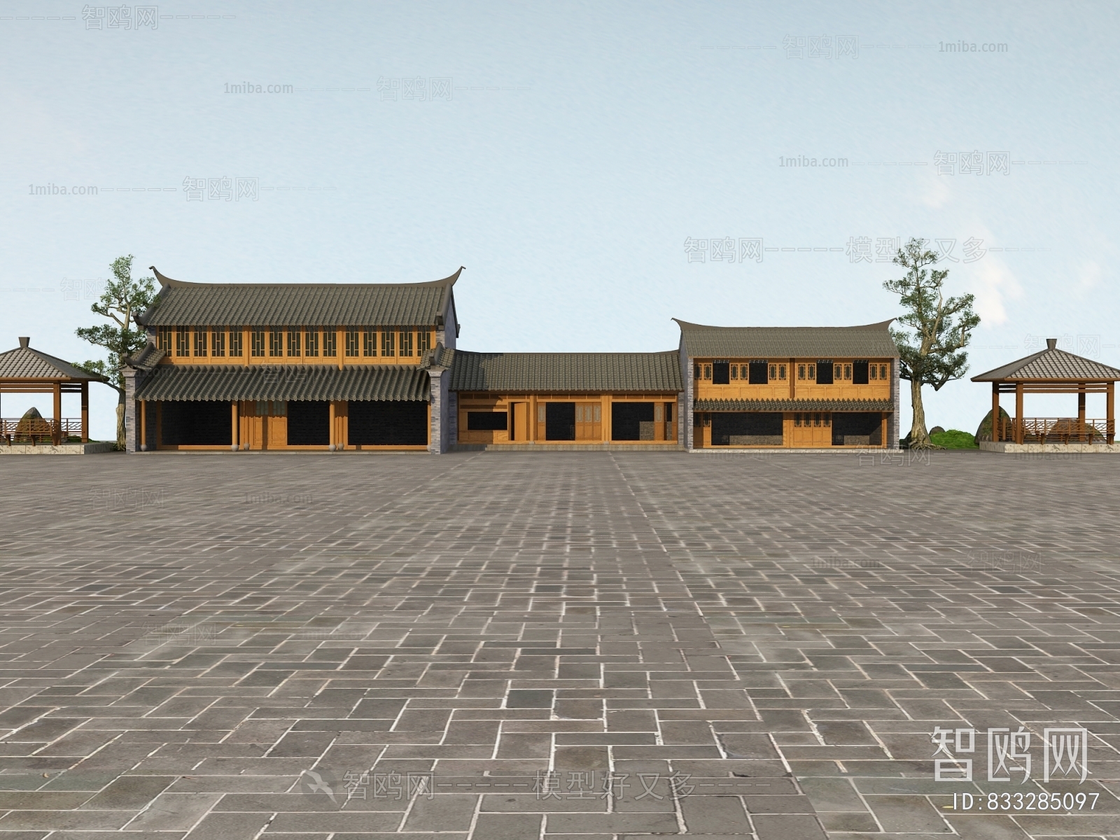 Chinese Style Ancient Architectural Buildings