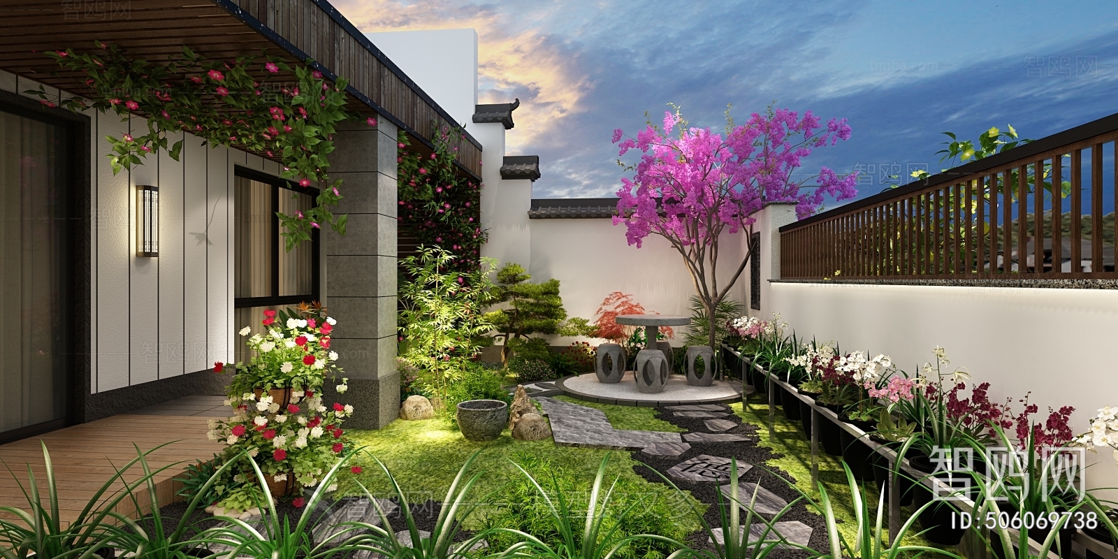 Chinese Style Courtyard/landscape