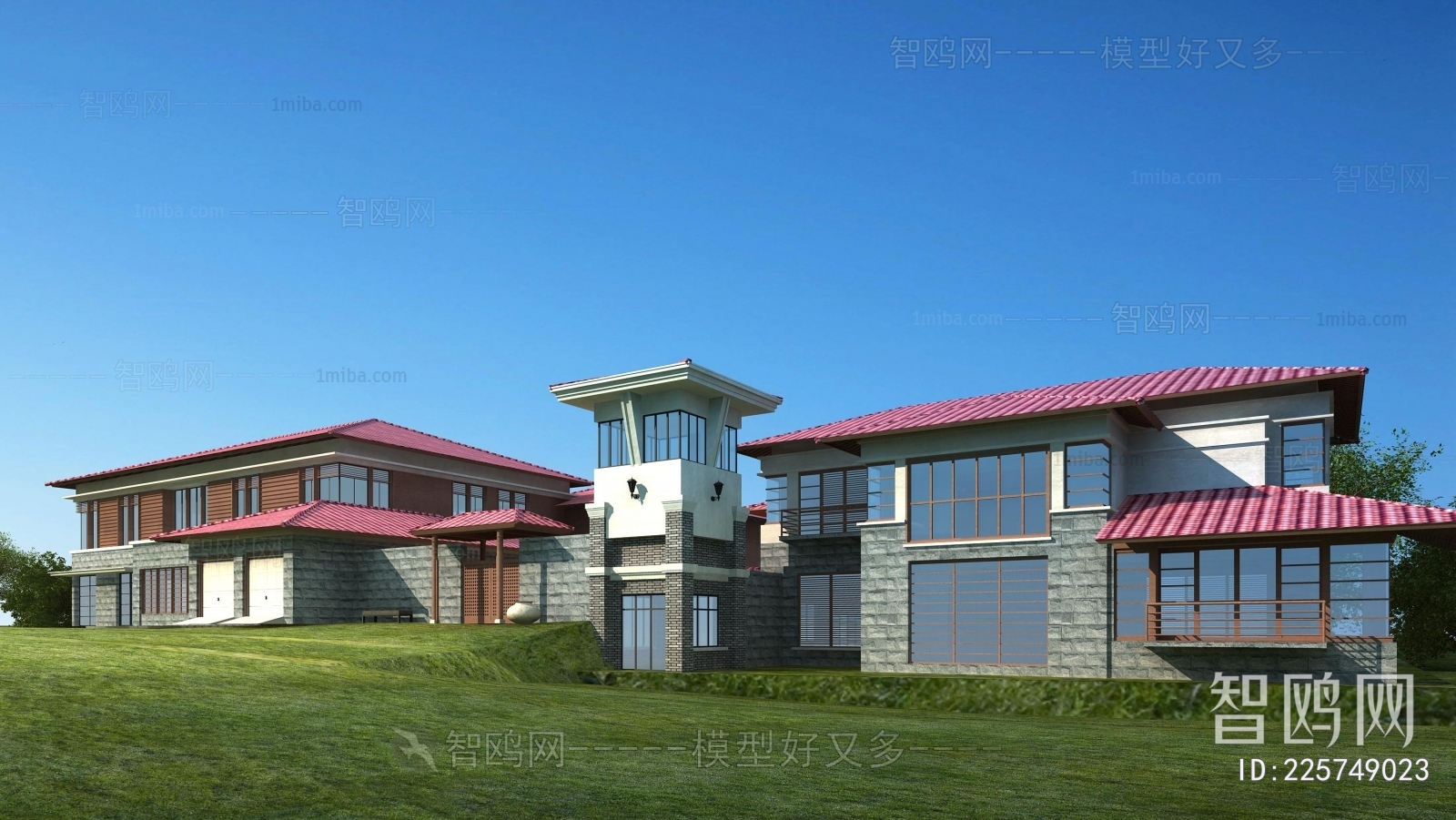 Chinese Style Villa Appearance