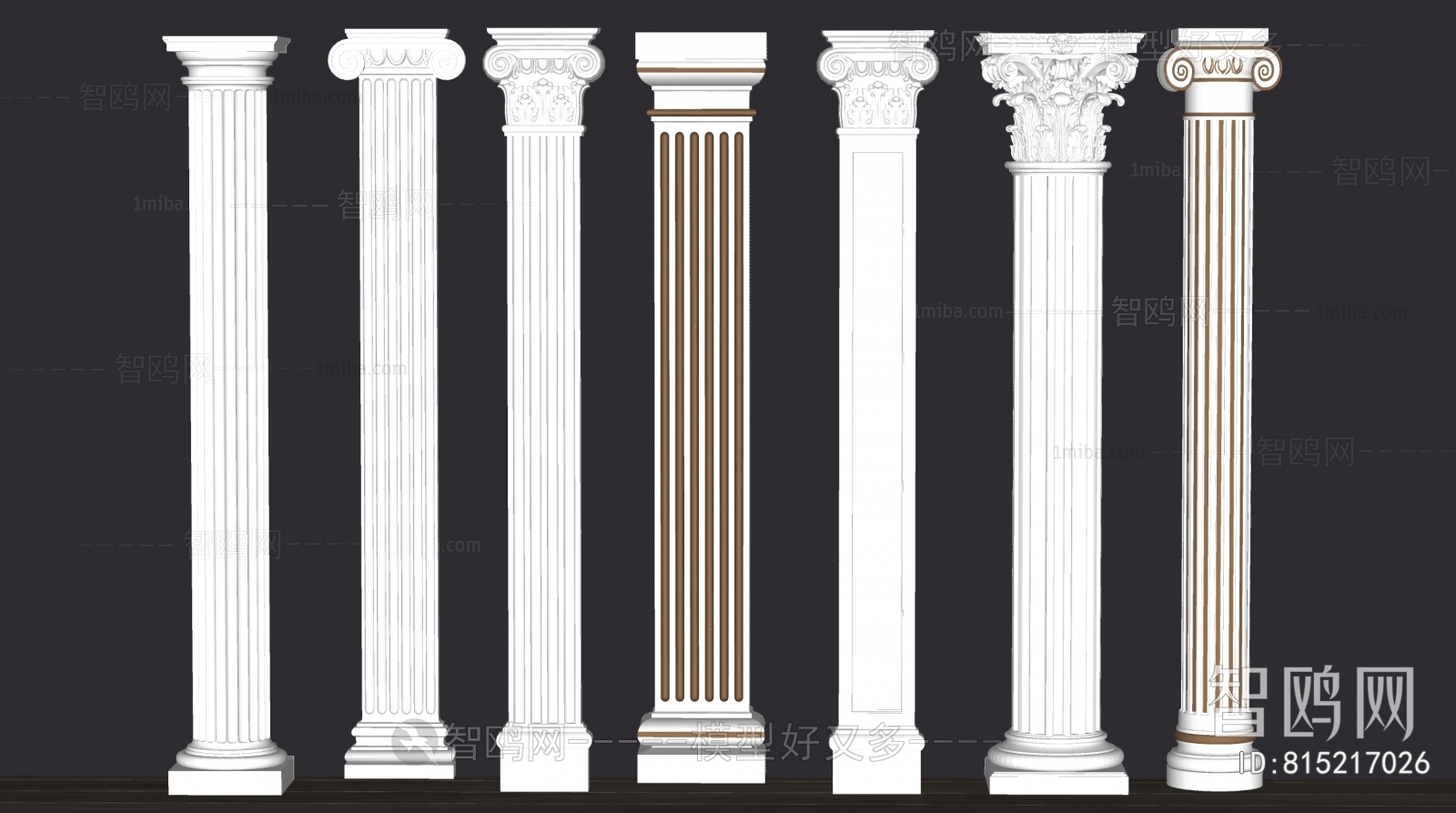 European Style Roman Pillar