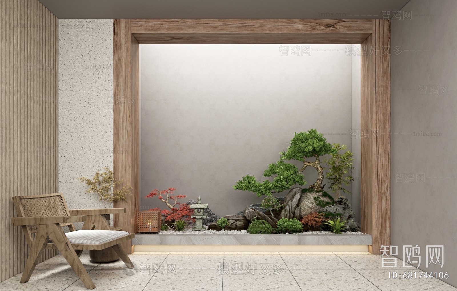 New Chinese Style Plant Landscaping