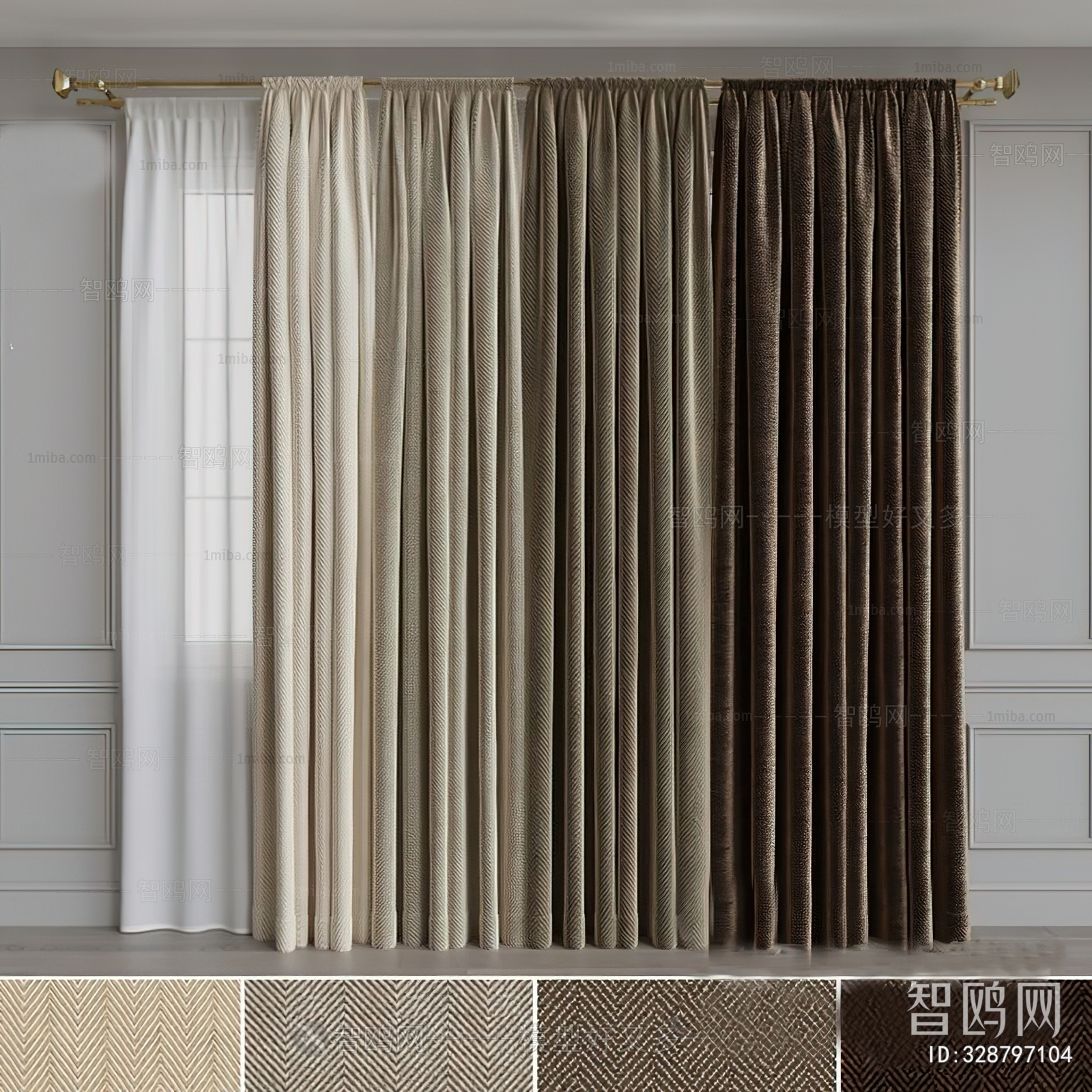 Modern The Curtain