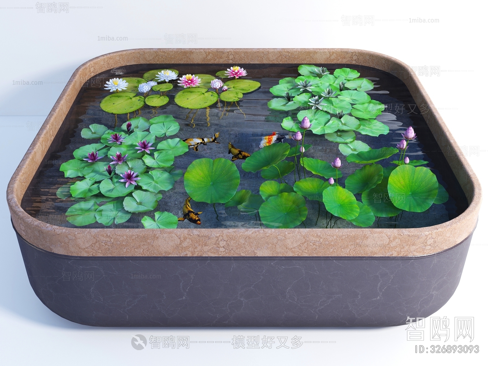 Modern Aquatic Green Plant