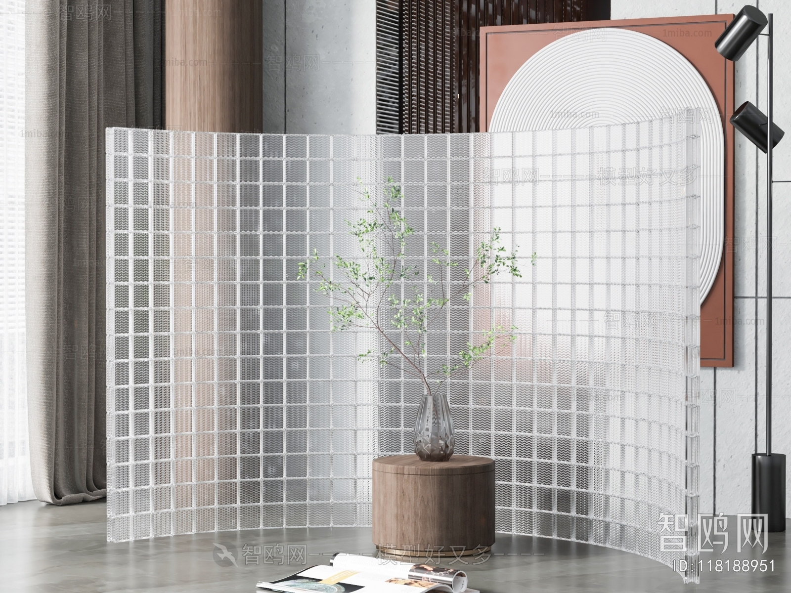 Modern Glass Screen Partition