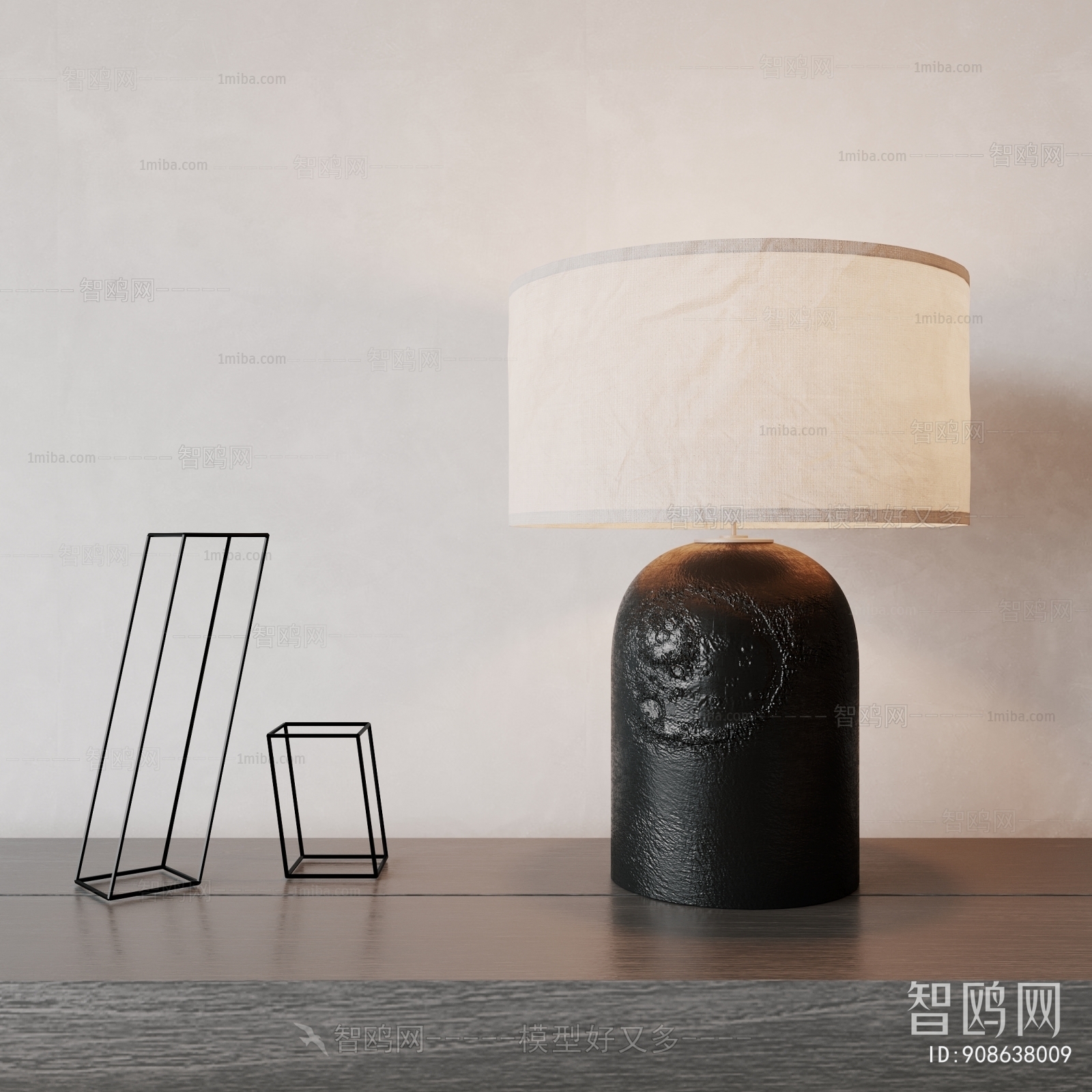 Wabi-sabi Style Table Lamp