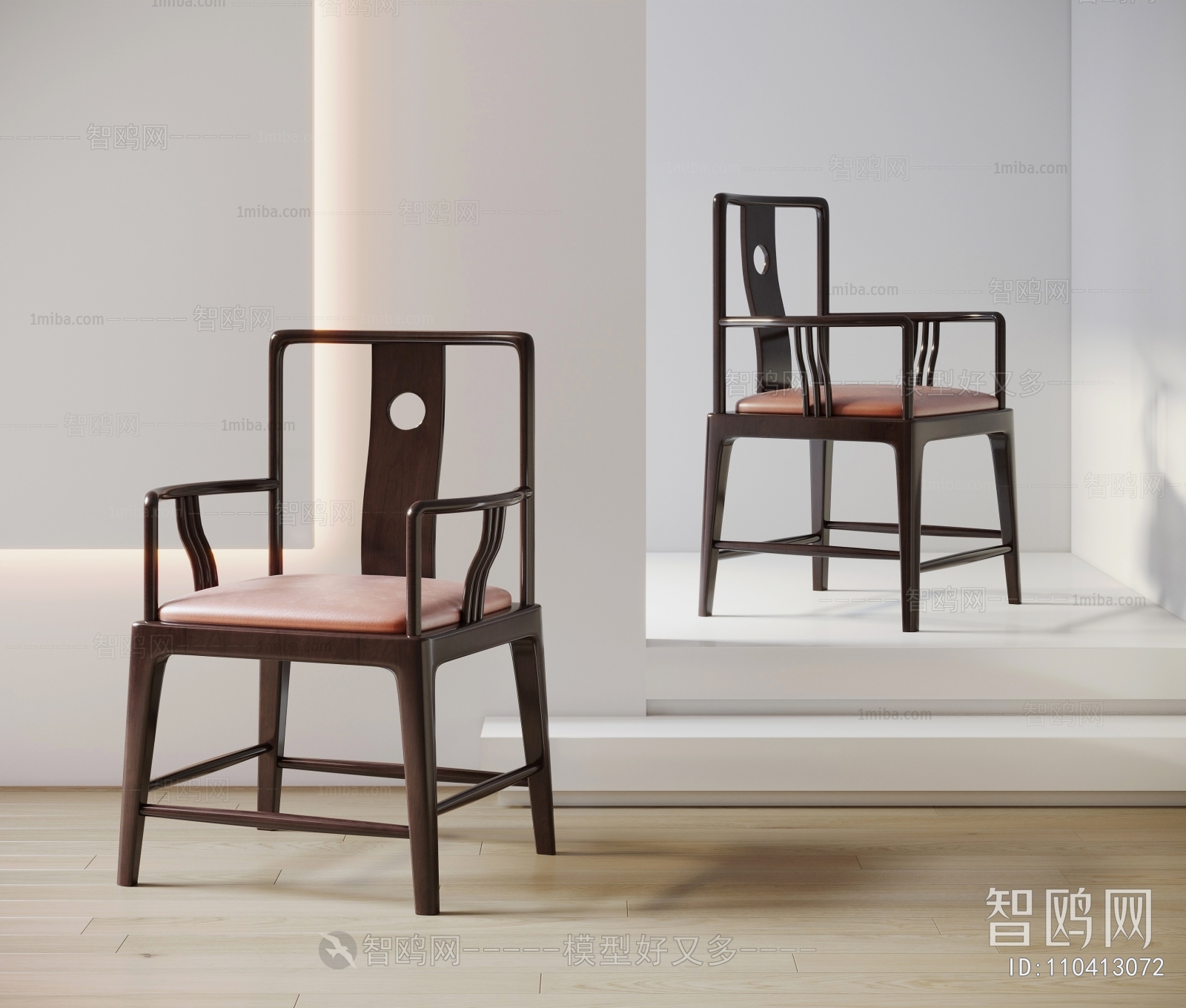 New Chinese Style Single Chair