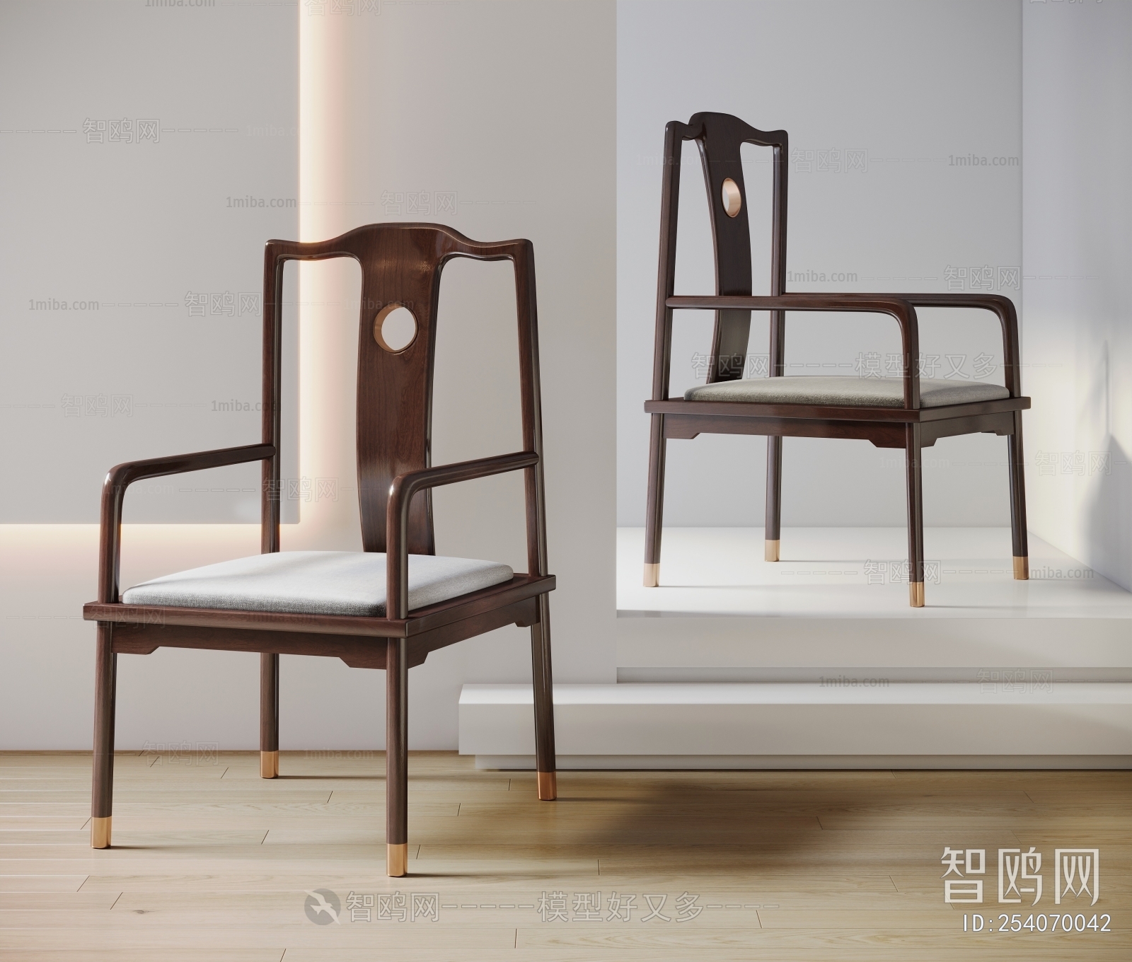 New Chinese Style Single Chair